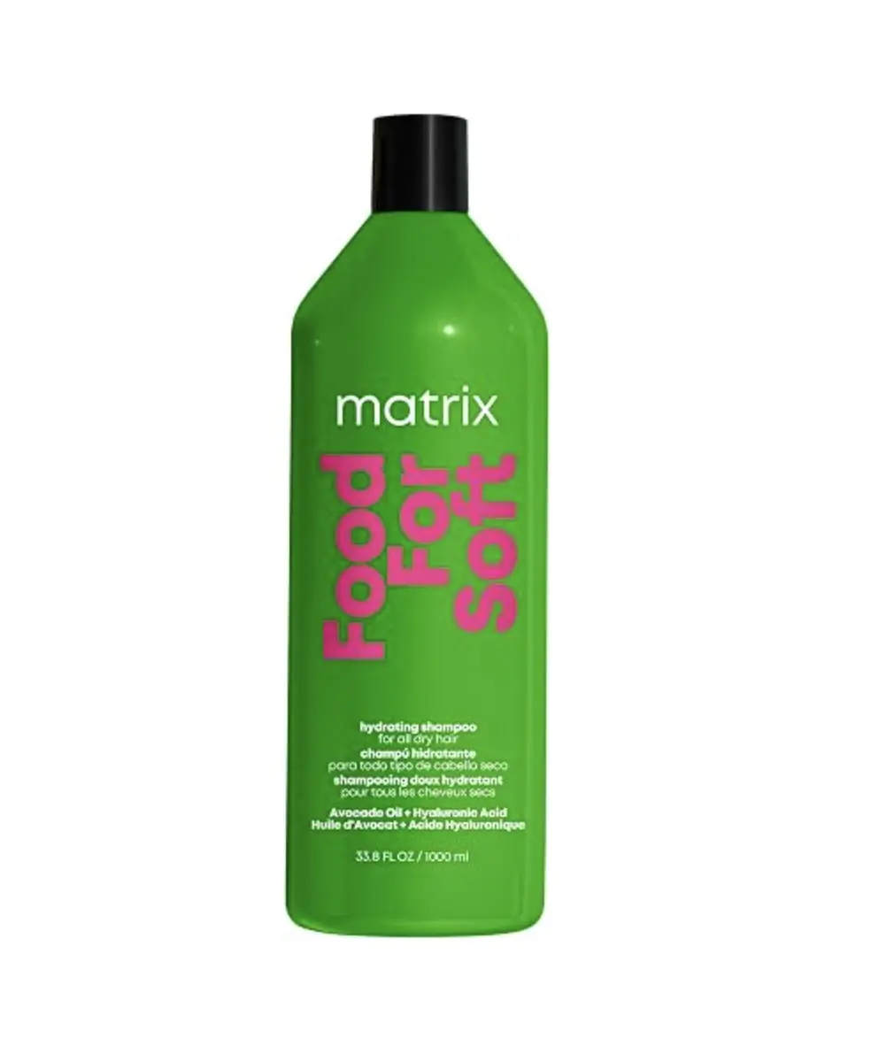 MATRIX Food For Soft Haircare Cleanser Shampoo - Hydrating, Frizz-Control Formula for Dry, Brittle Hair with Moisture Lock