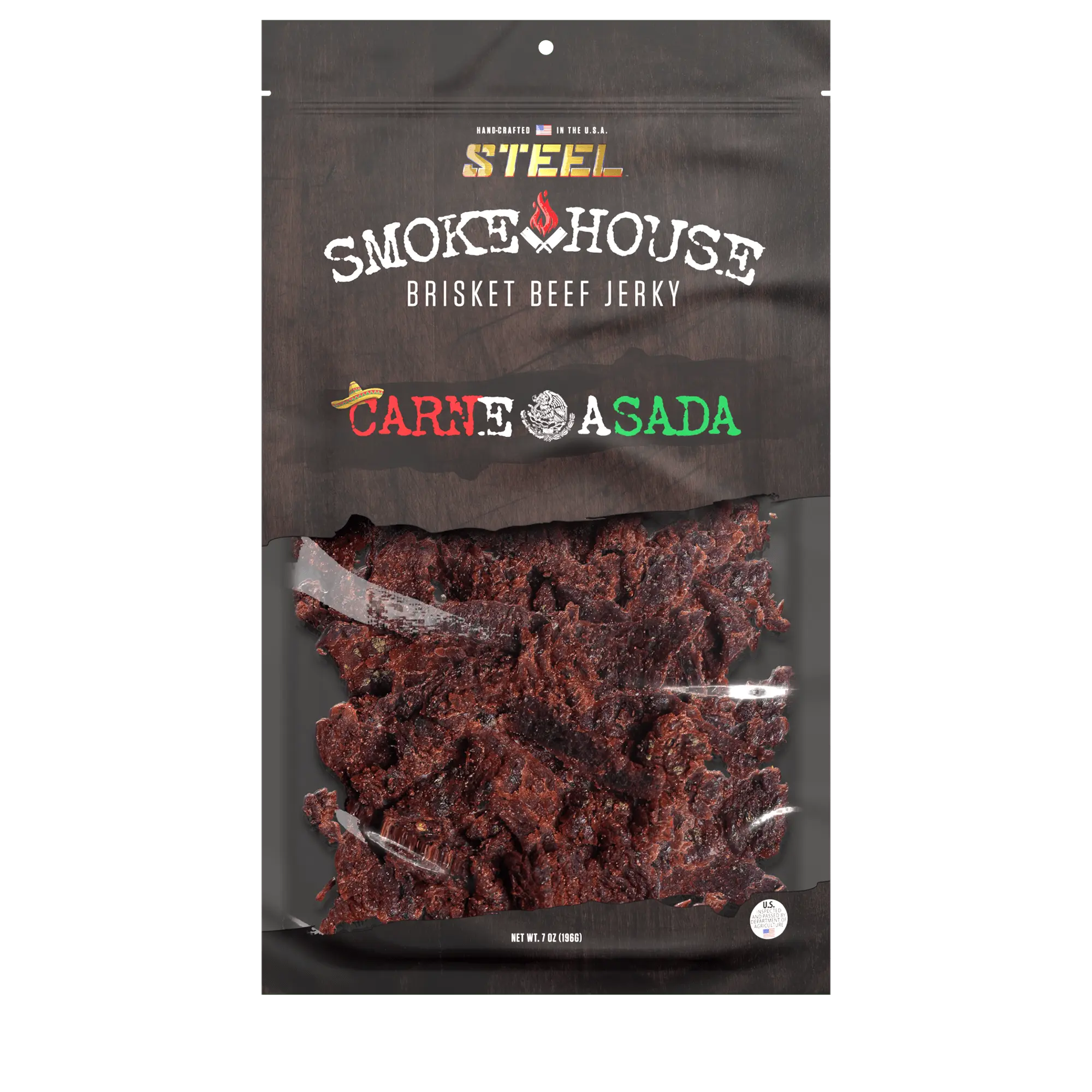 7 oz. Steel Smokehouse Brisket Beef Jerky