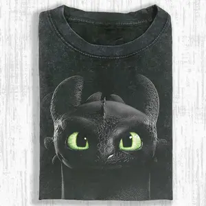 How to Train Your Dragon Toothless T-Shirt, Night Fury Dragon Graphic Design, Epic Fantasy Viking World Vibes, Cute Dragon Companion Art, Movie Theme Shirt, Unisex Men Women Gift Apparel