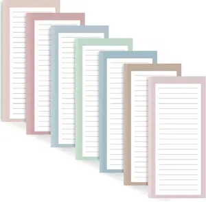 7 Pack Magnetic Notepads for Refrigerator, 30 Pages/Book Grocery List Magnet Pad for Fridge, Design Magnetic List Pad for Fridge, Grocery List Notepad, To-Do Memos, List
