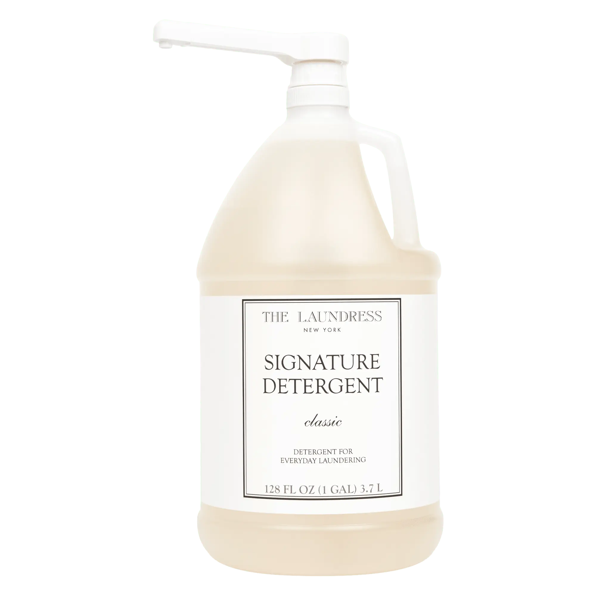 Signature Detergent Classic Gallon with Easy Dosing Pump & Bio-based All-purpose Formula for Stubborn Stains - 126 Washes