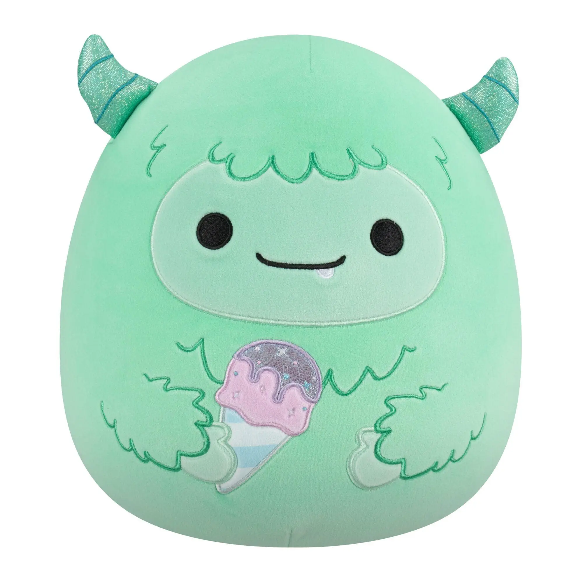 Squishmallows 12" Select Series Robbito Green Yeti Plush with Ice Cream Cone, Soft Plush Toy for Kids & Collectors