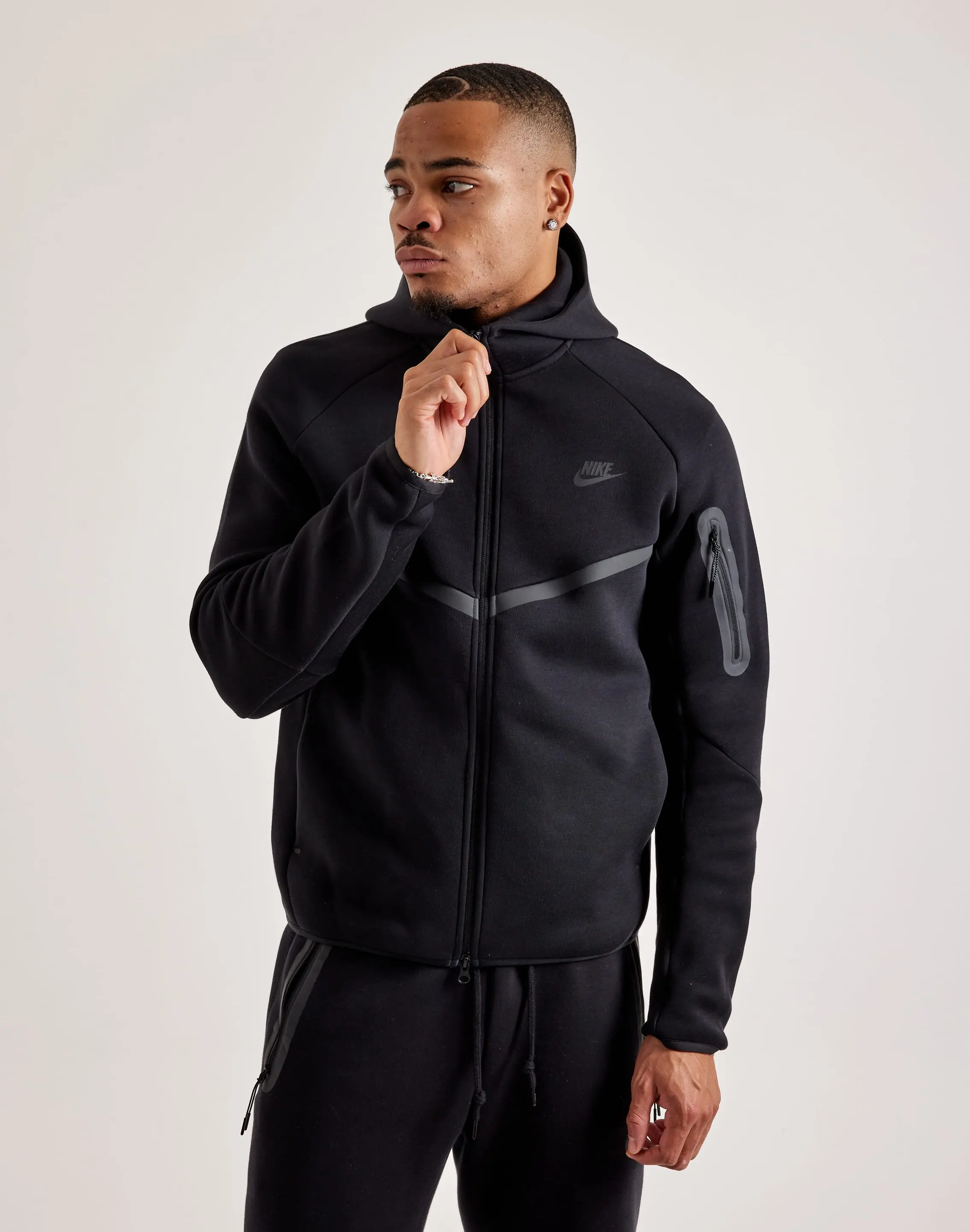 Mens Nike Tech Fleece Windrunner Full-Zip Hoodie