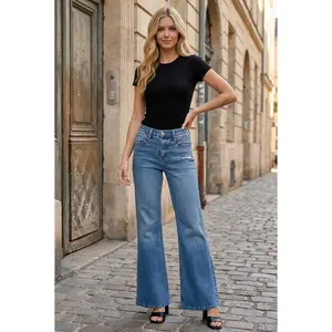 Alexa Tummy Control Palazzo Jeans