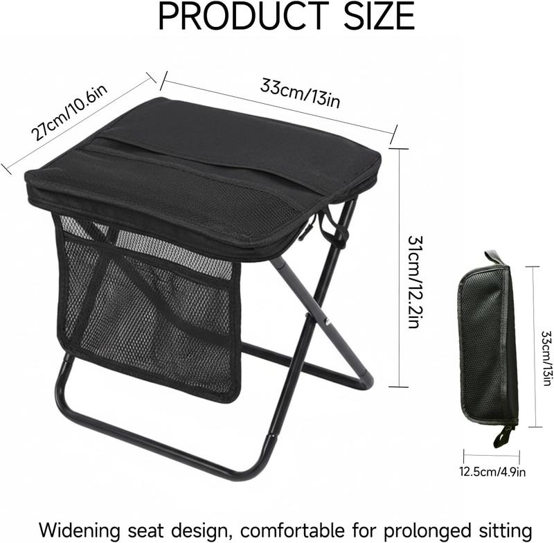 BougeRV Portable Folding Stool with Carry Bag Lightweight Collapsible Outdoor Chair for Travel BBQ Fishing Beach Picnic Camping Versatile and Comfortable Folding Lawn Chair BougeRV Portable Folding Stool with Carry Bag Lightweight Collapsible Outdoor Chair for Travel BBQ Fishing Beach Picnic Camping Versatile and Comfortable Folding Lawn Chair