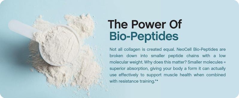 Collagen Bio-Peptides Powder 20oz - Grassfed Protein Supplement - Advanced with 18 Essential Amino Acids