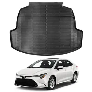 Canvcle Custom Fit Cargo Liner for Toyota Corolla Sedan 2020-2026 All Weather Trunk Mat Durable 3D Upgrade Anti-Slip Rear Cargo Mat Trunk Liner Black Truck Accessories