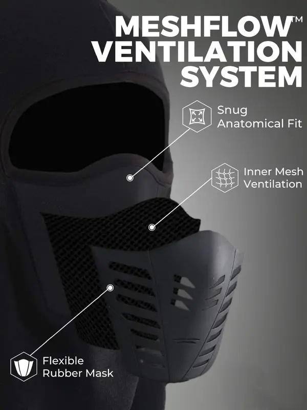 Warm Face Mask Protection Windproof Full Balaclava for Winter Skiing Snowboarding Motorcycling Ice Fishing Men Essential Outdoor Work Breathable