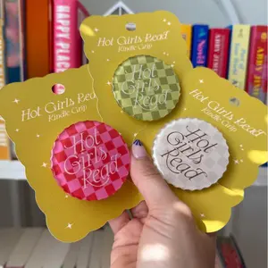 Hot Girls Read Kindle Grip Acrylic Kindle, Phone Holder Quicksand, Griptok Holder, P Loop Grip and Stand pop  grip sticky  phone  grip Mini Phone Grip, cellphone  grip, Compact Phone Grip Holder Stand Expanding Magnetic Phone Grip Holder