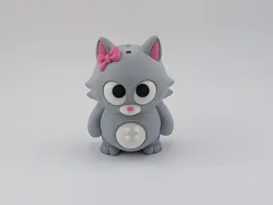 🐱✨ Moving Eyes Kitty Fidget! 🎀 Interactive 3D Printed Cat Keychain Charm 👀💖