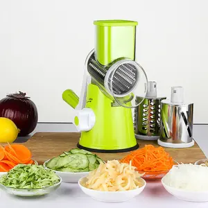 Food Processor Vegetable Chopper C315 Kitchen Roller Gadgets Tool Round Slicer Graters for Potatoes Carrots Cheese Shredder