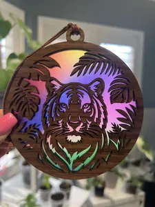 Tiger Suncatcher for Sunny Window Tiger Suncatcher for Sunny Window
