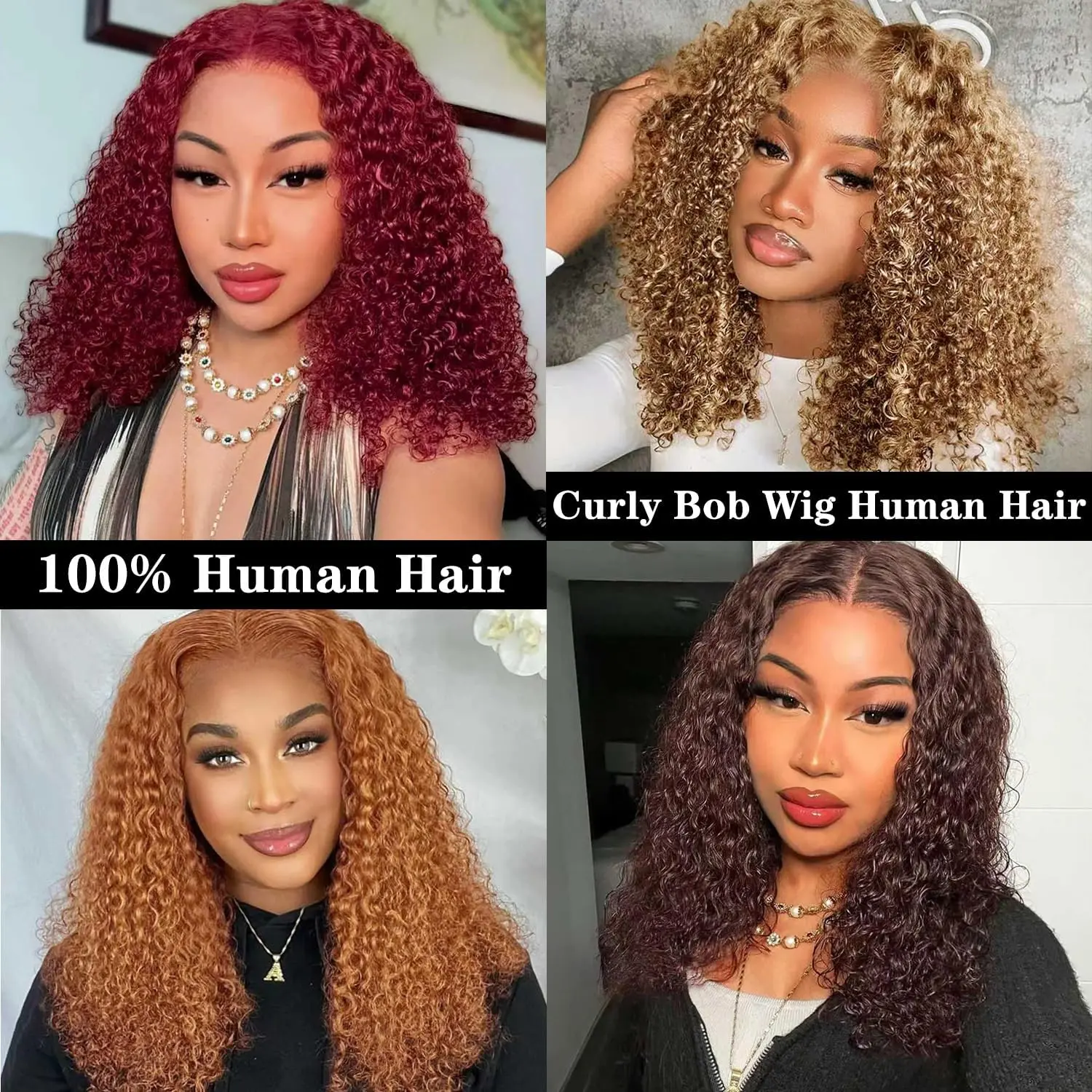 Chocolate Brown Glueless Wigs Human Hair Pre Plucked Pre Cut 