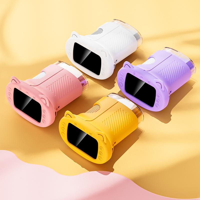 [2026 Upgrade] AuroraHaven Kids Microscope with Built-in Photo & Video Camera, 2.4" 4K Screen – 1000X Microscope and 100m Telescope, STEM Toy & Educational Gift for Boys & Girls Ages 3–12