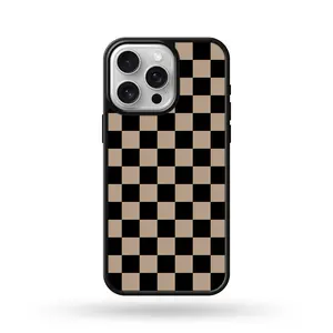 Black & Sand Checkered Boho Phone Case Black & Sand Checkered Boho Phone Case