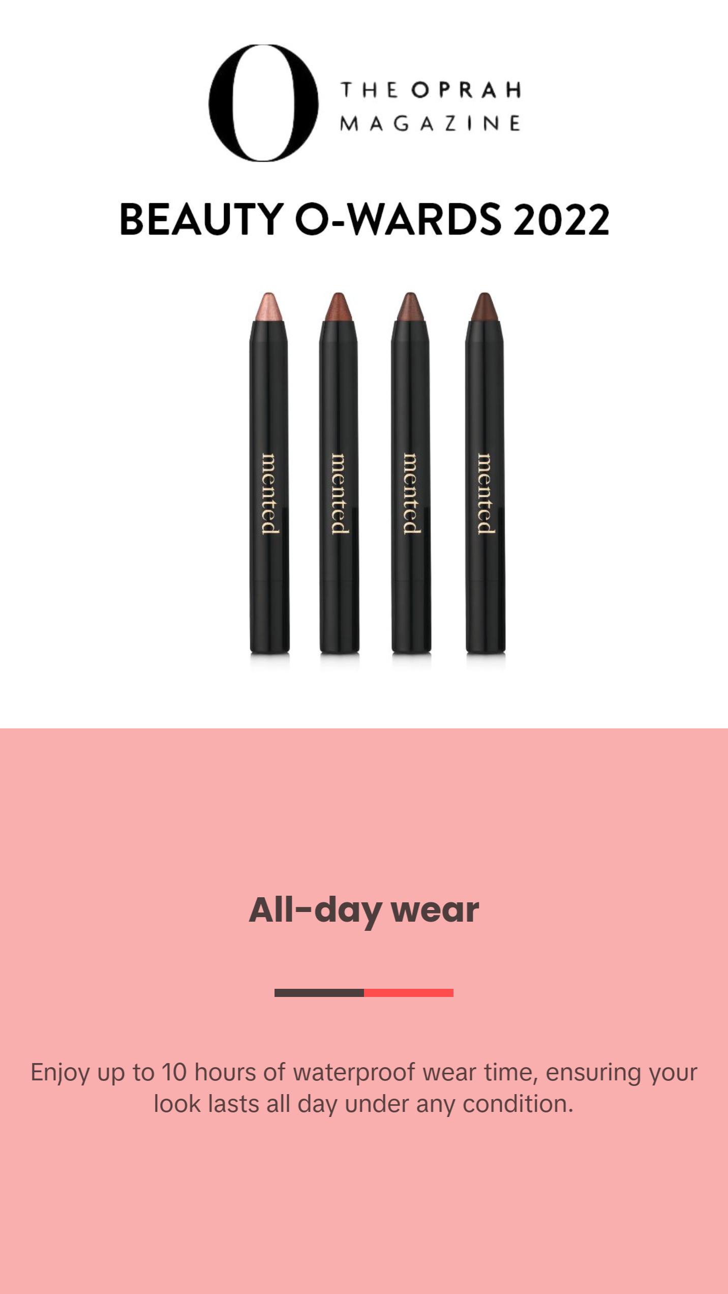 Mented Cosmetics Color Intense Eyeshadow Sticks - Long-lasting, Waterproof, Matte and Metallic Shades, 4 Unique Shades - Makeup metallic eyeshadow