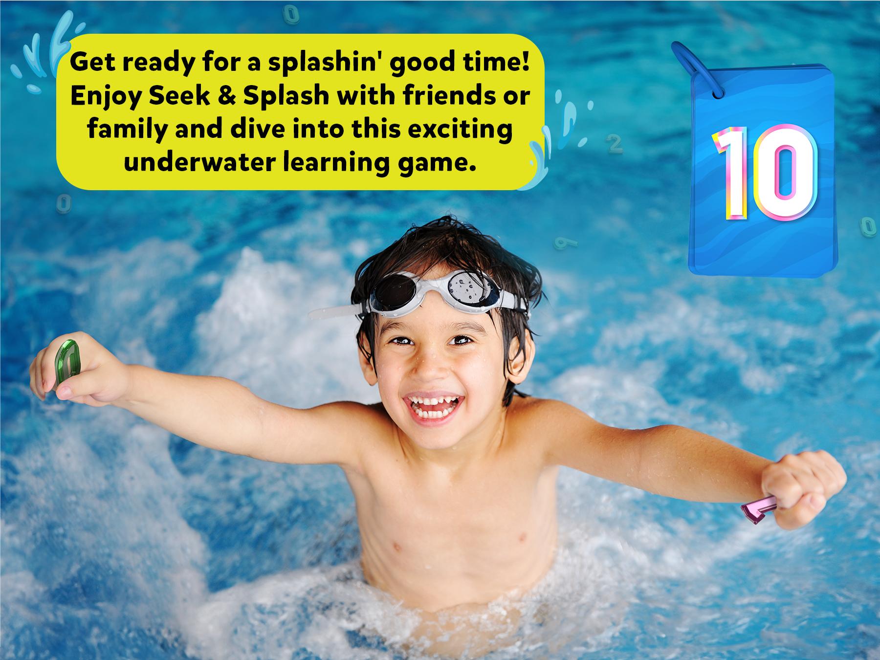 Skillmatics Seek & Splash Diving Gem Toys - Underwater Search and Find Game, Perfect for Swimming Pool & Summer Fun for Kids Ages 6 to 99