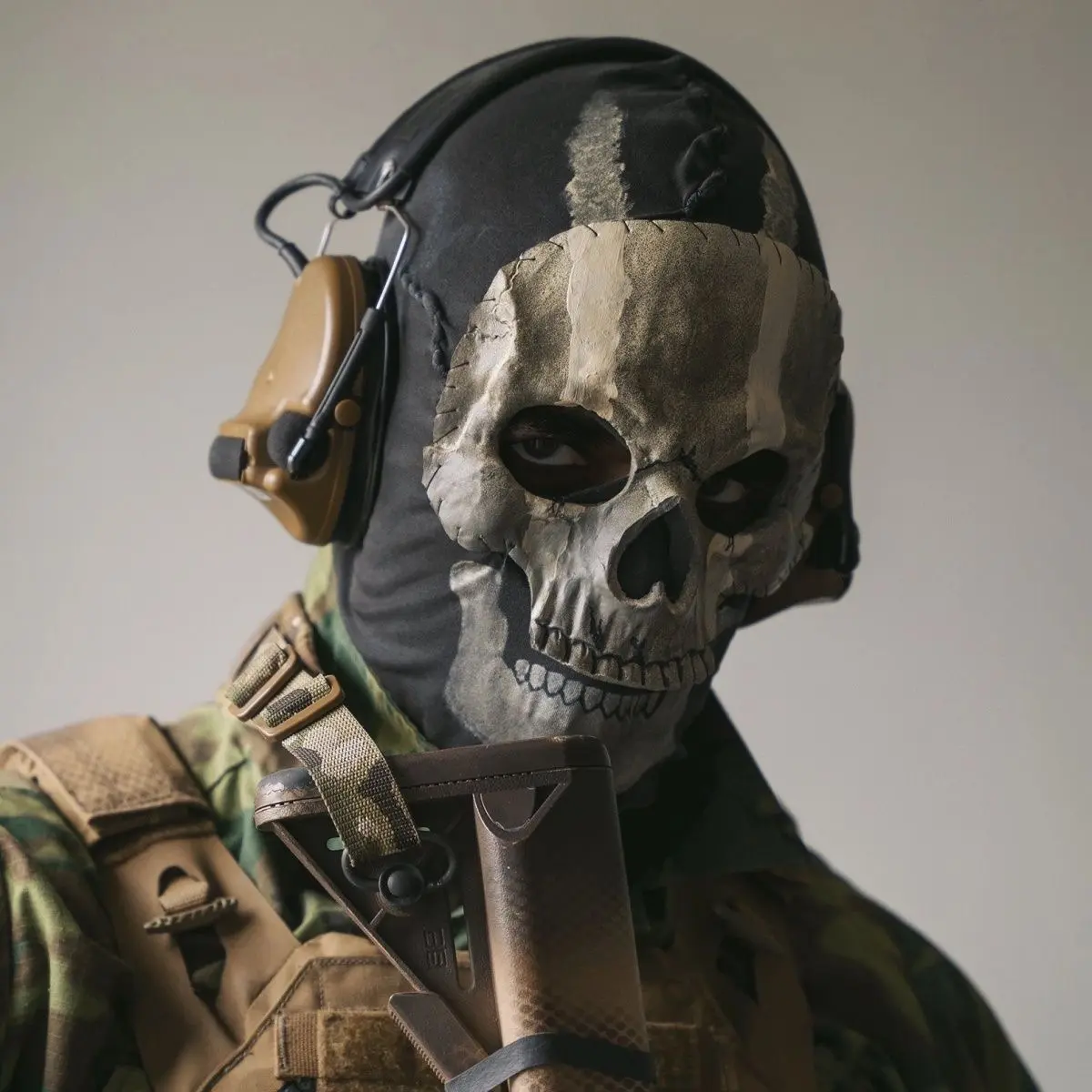 Halloween Skull Mask Prop for Ghost Costume, DIY Halloween Party Decoration, Outdoor Activities Dress-Up, Spooky Realistic Creepy Skeleton Skull Headgear, Party Supplies and Accessories