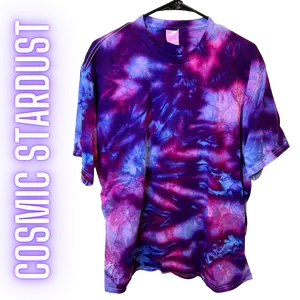 Cotton Hand Tie Dyed Unisex Short Sleeve T-Shirt - Crewneck Casual Tee, 100% Cotton, Machine Washable
