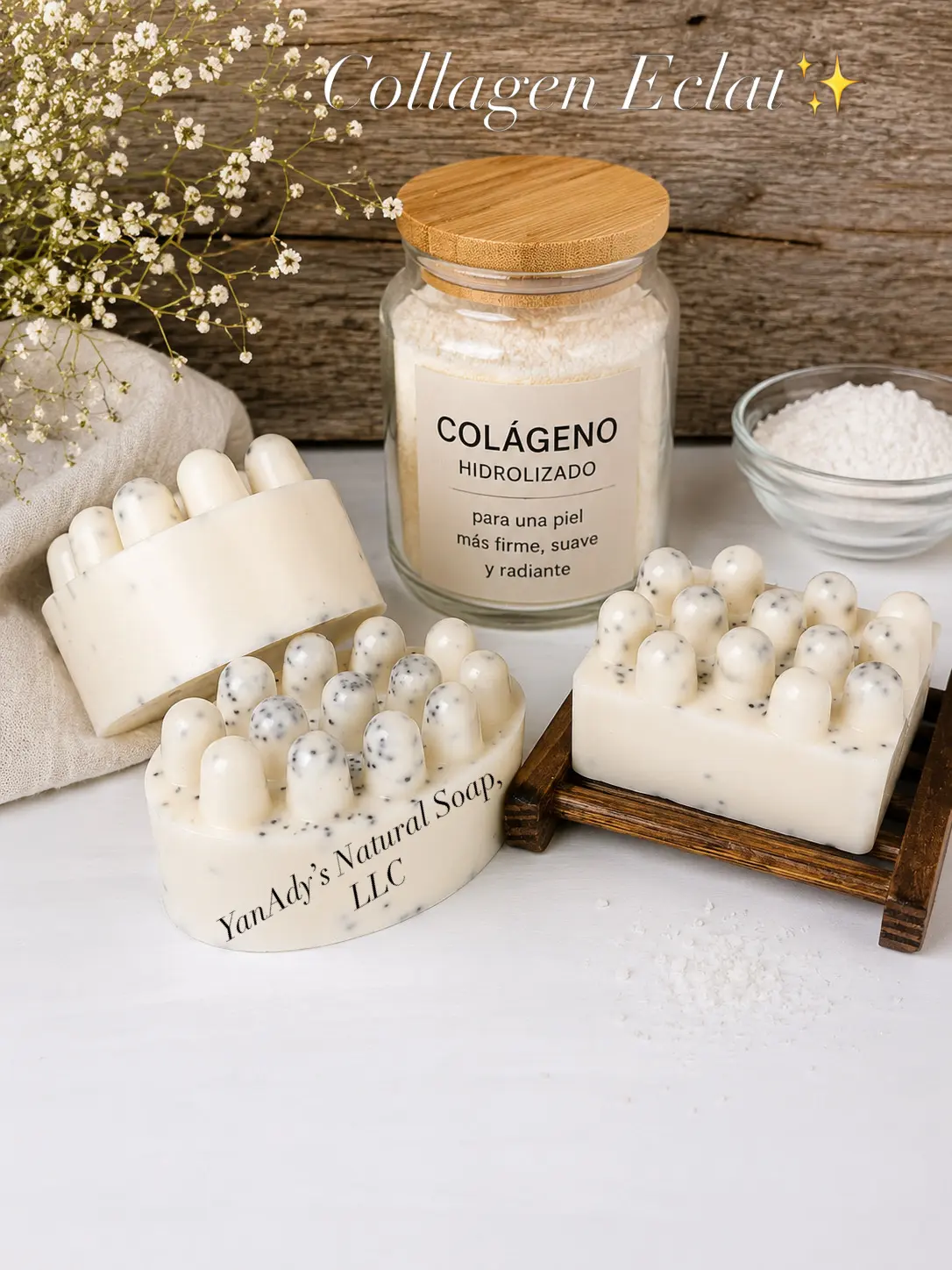 Collagen Éclat – Collagen Hydrolyzed Glycerin Soap