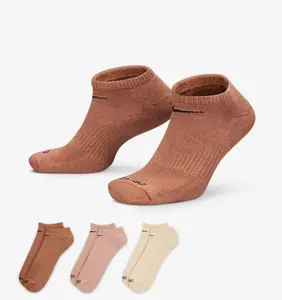 Nike Everyday Plus Cushion Training No-Show Socks Large 3 Pack Neutral Nike Everyday Plus Cushion Training No-Show Socks Large 3 Pack Neutral