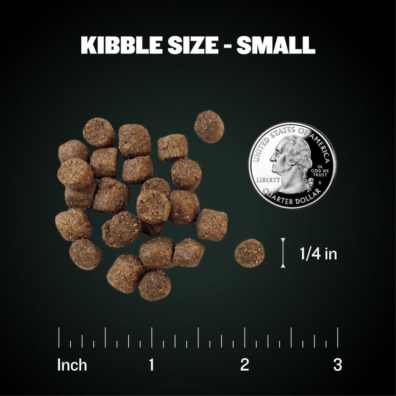 Bully Max 25/11 High Protein & Low Fat Dog Food for Puppies and Adult Dogs - Chicken-Free Lamb Flavor - 415 Calories Per Cup