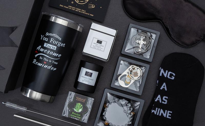 Birthday Gifts for Men Premium Gifts Baskets for Him Gifts Basket Ideas Set Thank You Gifts Man Retirement Gifts Father Birthday Presents for Dad Husband Boyfriend Box Christmas Gifts Baskets