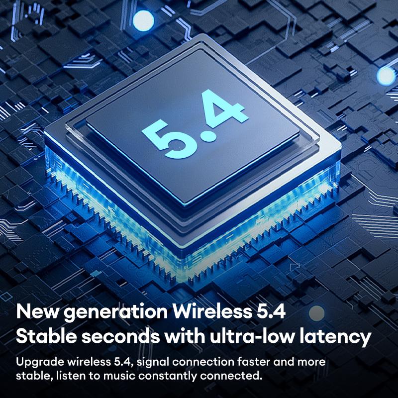 HYUNDAI Earclip C7 Wireless Earphones with Clip-On Design, Upgraded Panoramic Sound, Comfortable Fit, IP45 Waterproof Sports Earbuds, Audio Wireless Headphones for Music, Calls & Workouts