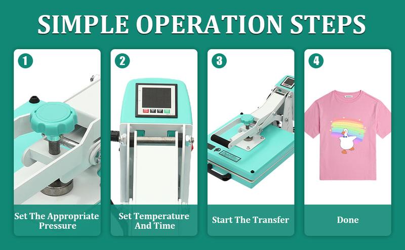 【GARVEE】Heat Press Machines in Multiple Sizes (16x24, 16x20, 15x15 Inch) with Digital Sublimation Technology, Fast Heating, Large Panels for T-Shirts, Mugs, Hats, Plates, Caps, Canvas Bags, Pillows, and Placemats