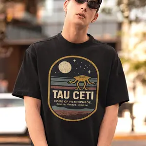 Retro Tau Ceti Home of Astrophage Graphic Tee, Rocky Amaze Project Hail Mary T-Shirt, a Perfect Gift for Fans