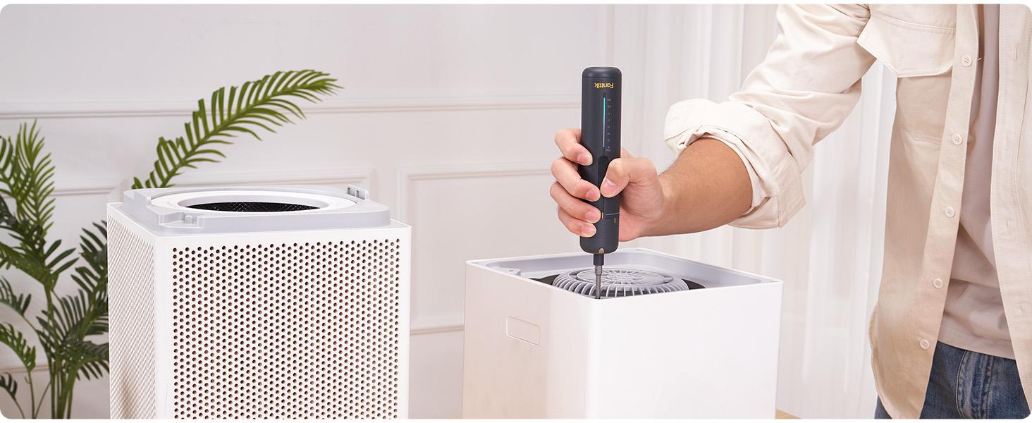 Fanttik S2 Pro Max Electric Screwdriver, Cordless Screwdriver Set, 7 Torque Settings, 0.5 to 6N.m, 16 Magnetic Bits, 1/4''Hex Shank, with 90° Angle Adapter, for Furniture, Household Repairs Fanttik S2 Pro Max Electric Screwdriver, Cordless Screwdriver Set, 7 Torque Settings, 0.5 to 6N.m, 16 Magnetic Bits, 1/4''Hex Shank, with 90° Angle Adapter, for Furniture, Household Repairs