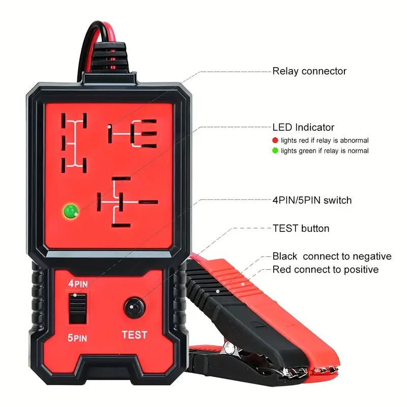 Car Automotive Circuit Tester Portable Battery Diagnostic Checker Tool Professional Car Relay Tester for Easy Troubleshooting and Accurate Readings Car Automotive Circuit Tester Portable Battery Diagnostic Checker Tool Professional Car Relay Tester for Easy Troubleshooting and Accurate Readings