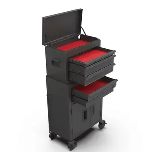 Hyper Tough 20-Inch 5-Drawer Steel Tool Chest with Ball-Bearing Slides, 300 lb Capacity