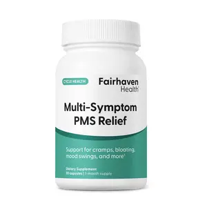 Fairhaven Health Multi-Symptom PMS Relief - Triple-Action Formula for Hormonal Balance & Mood Support - Vegetarian, Gluten-Free, Healthcare