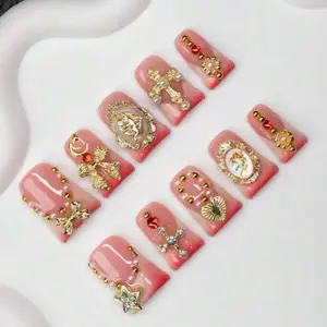 Divine Blush Charm Press-On Set