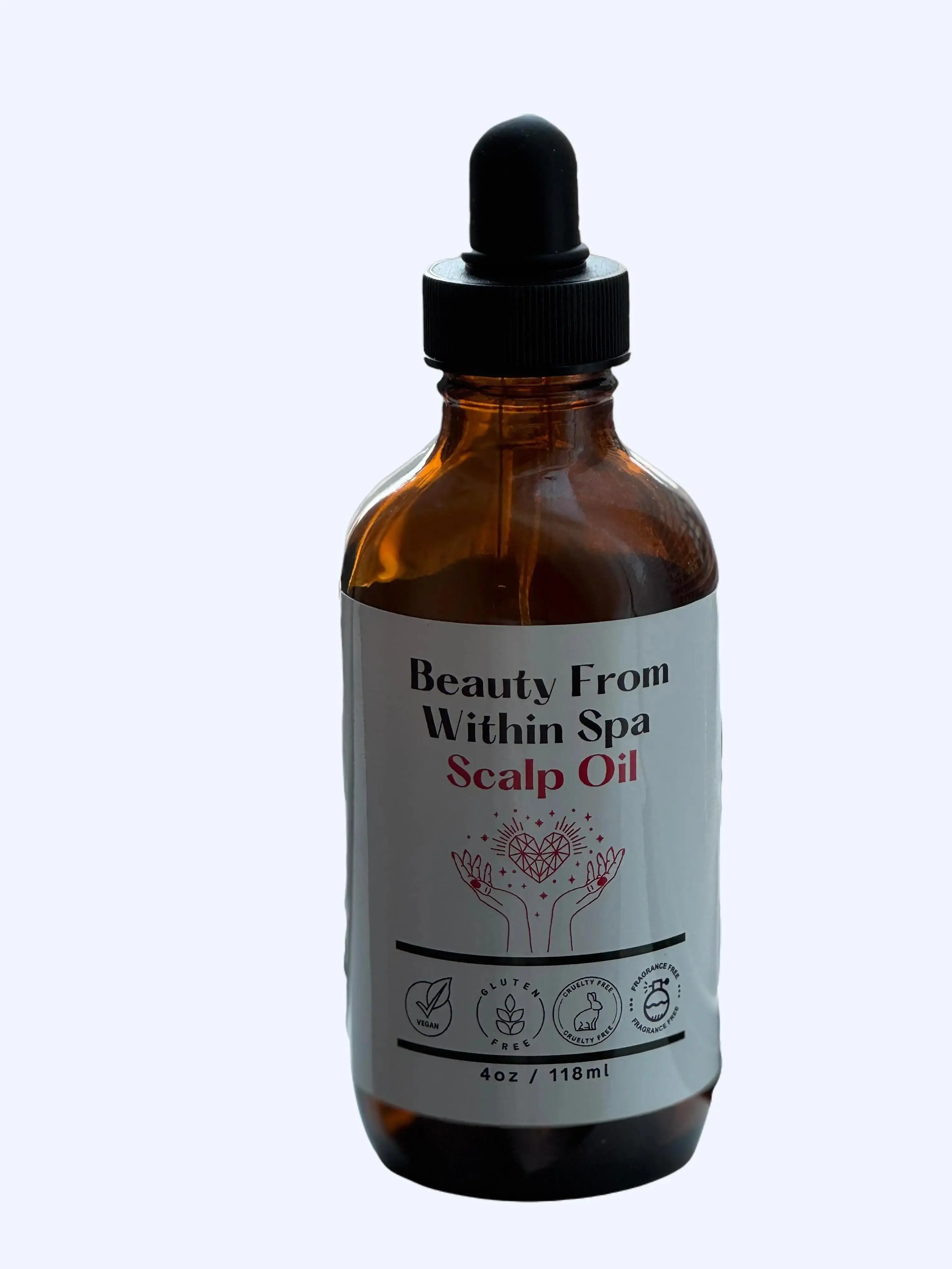 Beauty From Within Spa Scalp Oil 118ml - Calms Inflammation Reduces Dandruff Soothes Eczema & Psoriasis Unisex Hair Care Solution with Fenugreek Infusion - Haircare