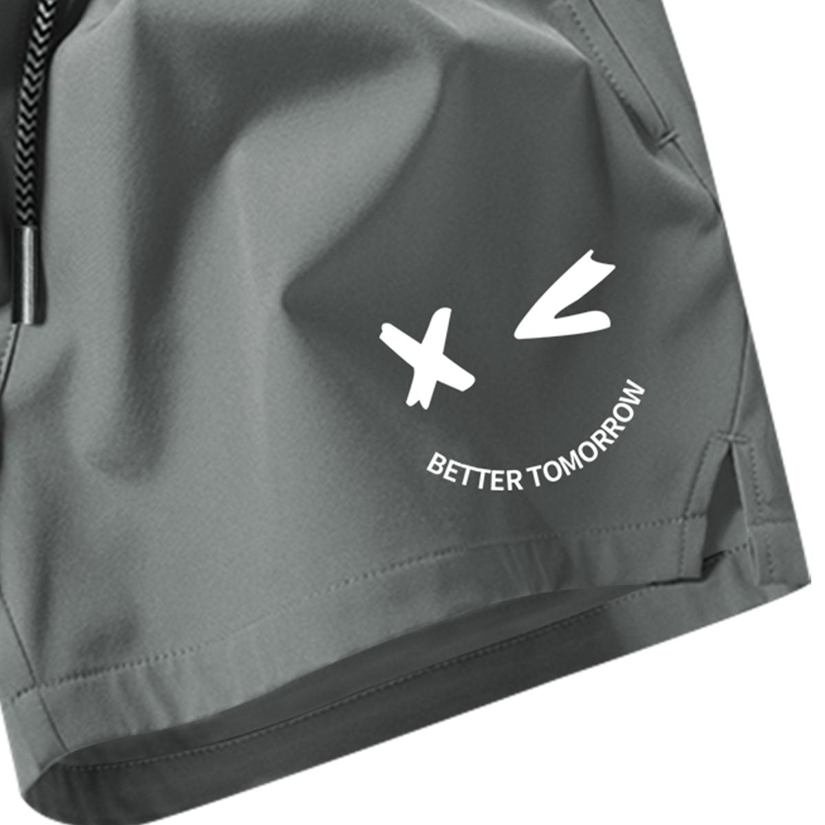 Men's shorts with drawstring waistband, made from lightweight polyester fabric, featuring pockets, perfect for beach or outdoor activities, everyday wear shorts | Drawstring Waist Shorts | Lightweight Shorts