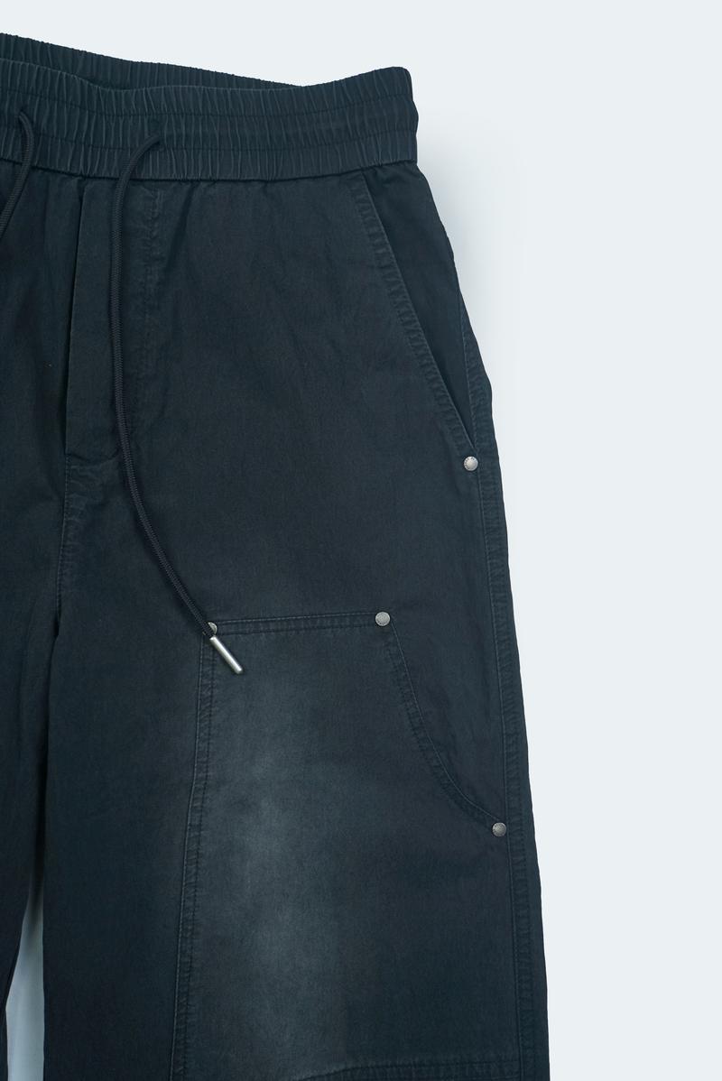 Women's Bottom Pants with Drawstring washed Jeans Design & Rivet Embellishment Fashionable Trousers Women's Bottom Pants with Drawstring washed Jeans Design & Rivet Embellishment Fashionable Trousers