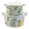 Temp-tations Set of (2) Round Bakers with Lid-Its