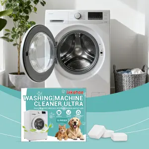 Pet washing machine cleaning sheet softens pet hair, cleaning cotton pad removes residues, easily removes dirt, effervescent tablet