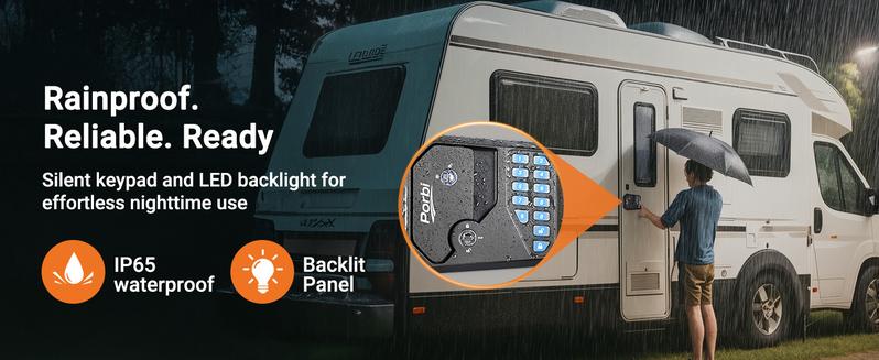 Full Metal RV Keyless Entry Door Lock with Password & Remote, Anti-Peeping & Backlit Keypad, Durable and Secure Camper Latch Replacement for RV Travel Trailer, Patented Security Structure Full Metal RV Keyless Entry Door Lock with Password & Remote, Anti-Peeping & Backlit Keypad, Durable and Secure Camper Latch Replacement for RV Travel Trailer, Patented Security Structure