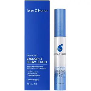 TEREZ & HONOR Advanced Eyelash Serum for Thicker, Longer Eyelashes and Eyebrows - Grow Luscious Lashes with Brow Enhancer (3mL)