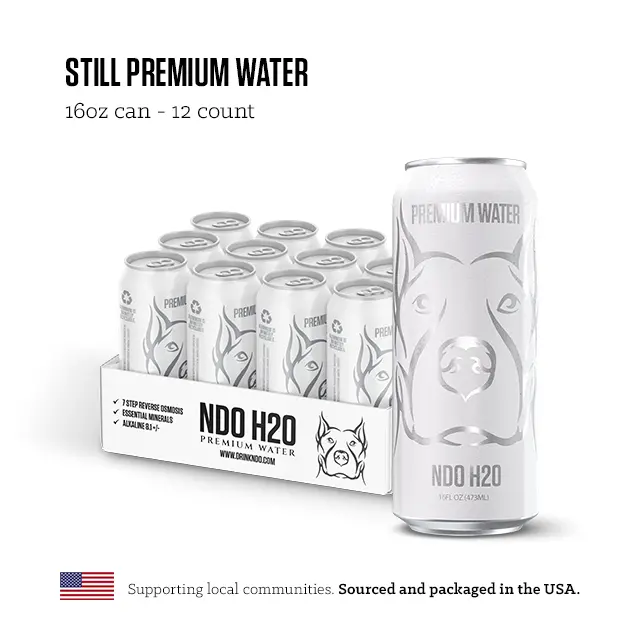 NO DAYS OFF Premium Water - Elite Hydration - Infused with Electrolytes: Calcium, Magnesium, Potassium - Reverse Osmosis Purified