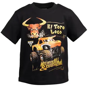Youth and Adult Monster Jam El Toro Loco Athletic Graphic T-Shirt, Monster Jam shirt, Short Sleeve Casual Racing Fan Style, Monster Truck Fan Gift, Funny Shirt, Youth clothing, gift for son and daughter, summer outfit, holiday outfit