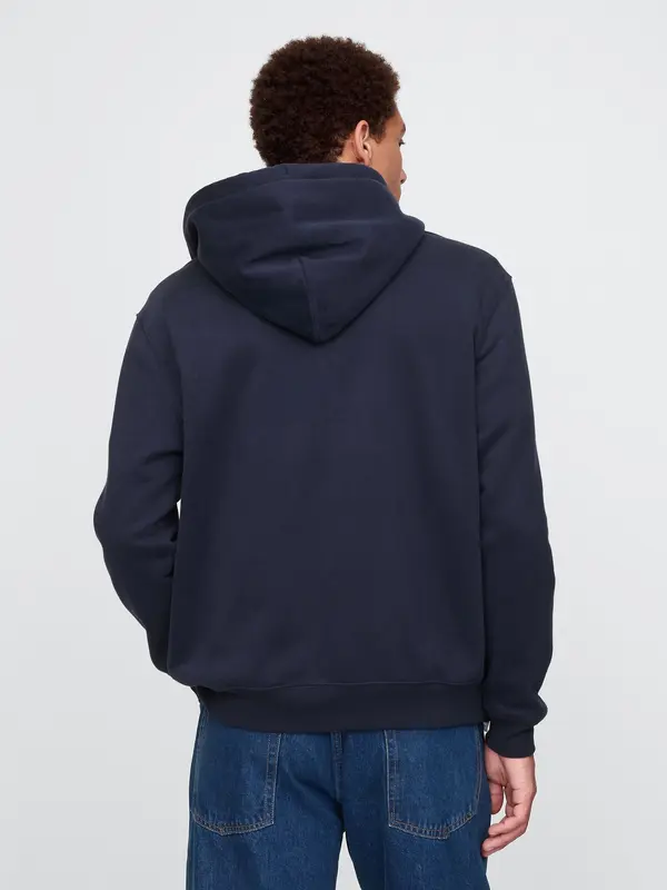 Gap Men's Adult VintageSoft Arch Logo Zip Hoodie  - Gender Neutral 2