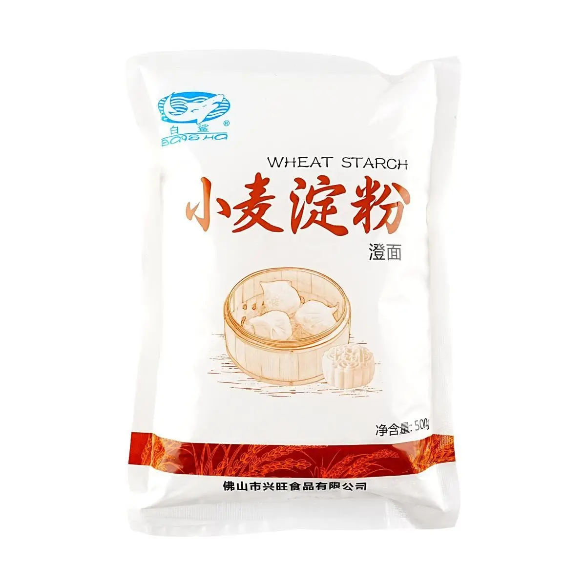 BAISHA Wheat Starch 500g - Perfect for Crystal Shrimp Dumplings, Shaomai & Qing Tuan