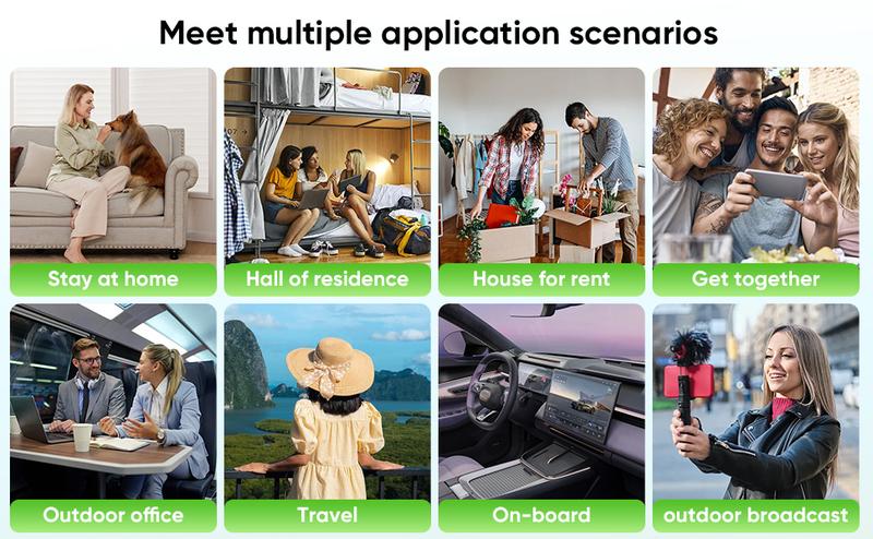 ECOVOX 2026 upgraded portable WiFi hotspot – offering unlimited 4G data globally, no SIM card required, and tri-band support – is the perfect choice for a home/RV/travel/outdoor wireless WiFi router.