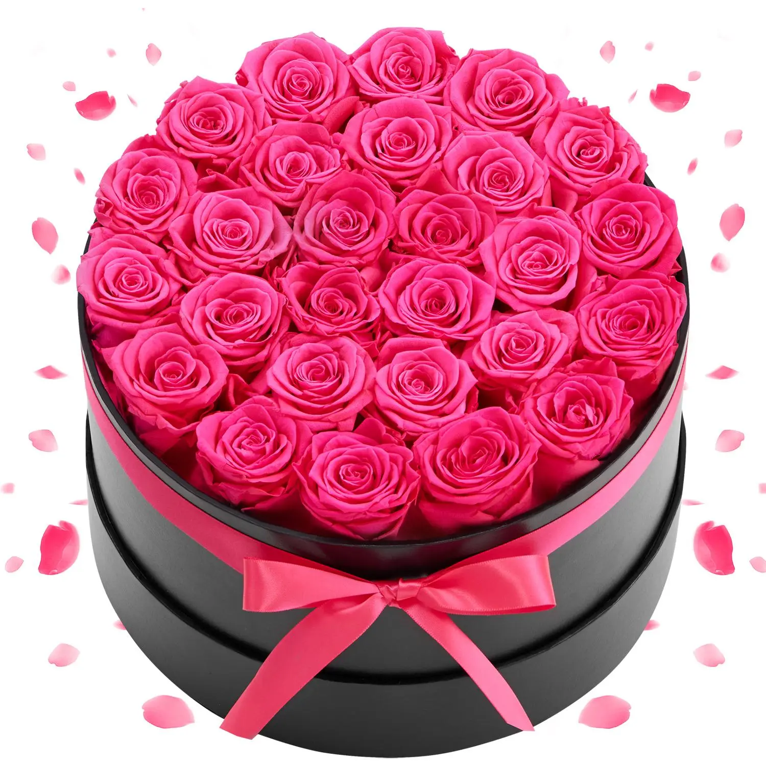 【SummerFinds】VEVOR Forever Flowers, 27 Preserved Roses in a Box, Eternal Flowers Immortal Bouquet Birthday Present for Delivery Prime Women Her Wife Mothers, Anniversary, Valentine's Day,Christmas, Rose Red