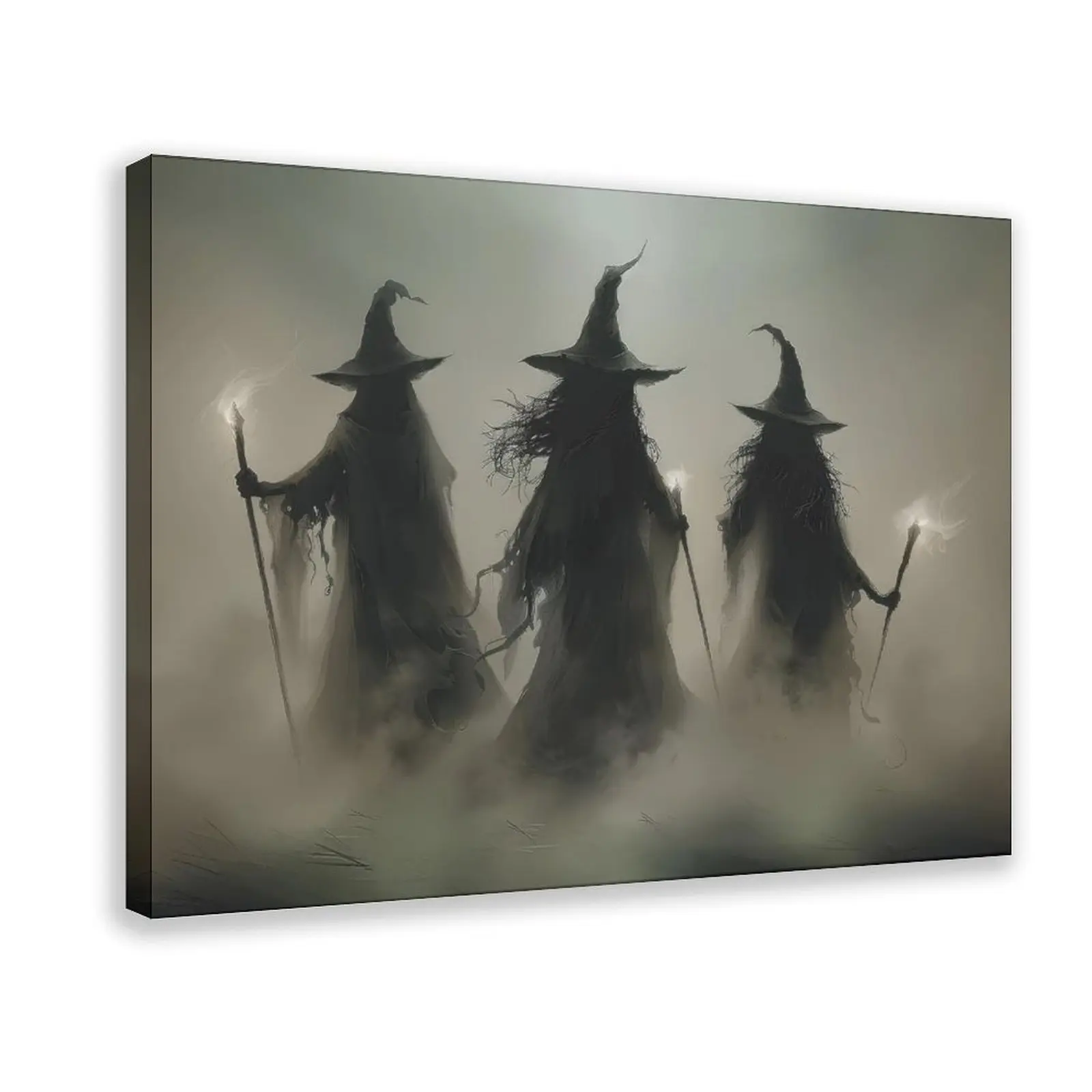 ILLBDR Halloween Vintage Witchy Wall Art Prints Creepy Gothic Dark ...