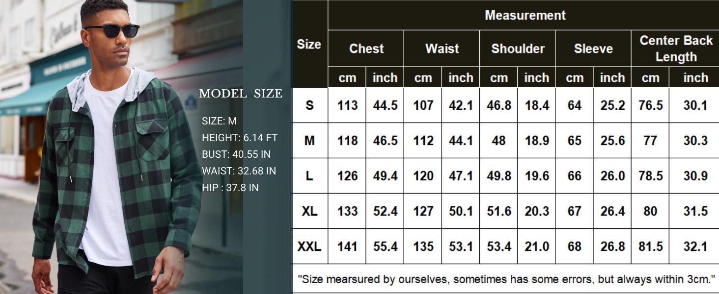 COOFANDY Men's Plaid Hoodie Flannel Shirt Jacket Long Sleeve Casual Fashion Button Shirts COOFANDY Men's Plaid Hoodie Flannel Shirt Jacket Long Sleeve Casual Fashion Button Shirts